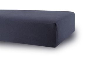Stræklagen 70×140 cm – Mørkeblåt – 100% bomuld jersey lagen – Faconlagen til juniormadras